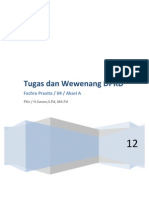 Tugas Dan Wewenang DPRD