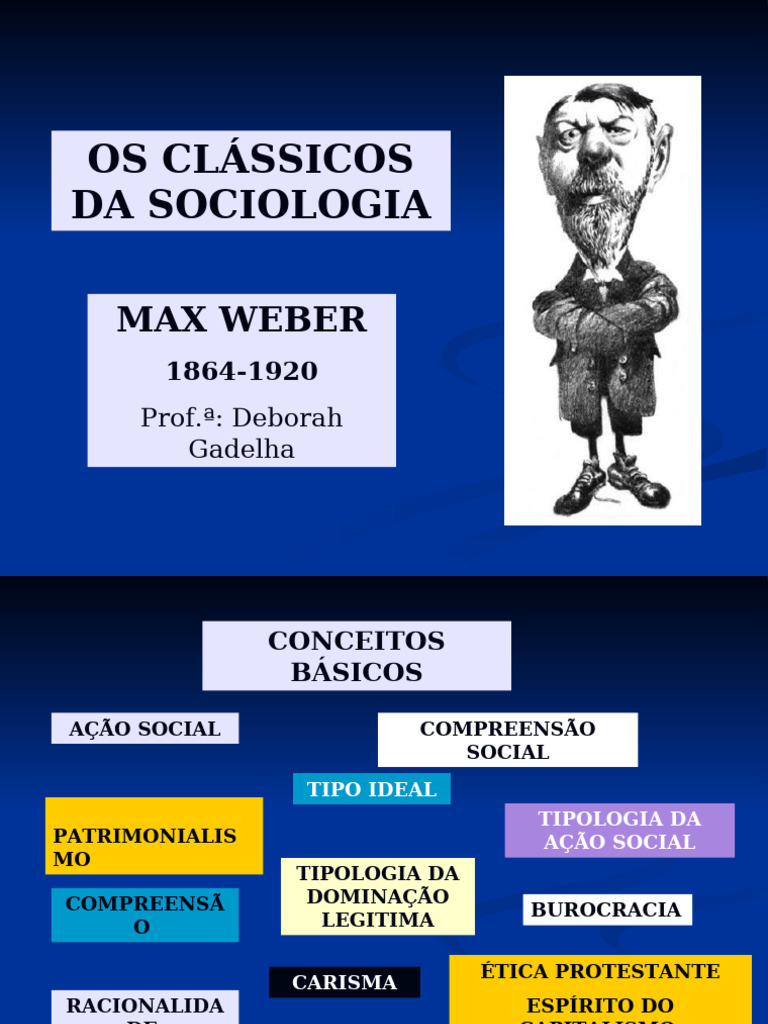 Conceitos Fundamentais de Max Weber | PDF | Sociologia | Max Weber