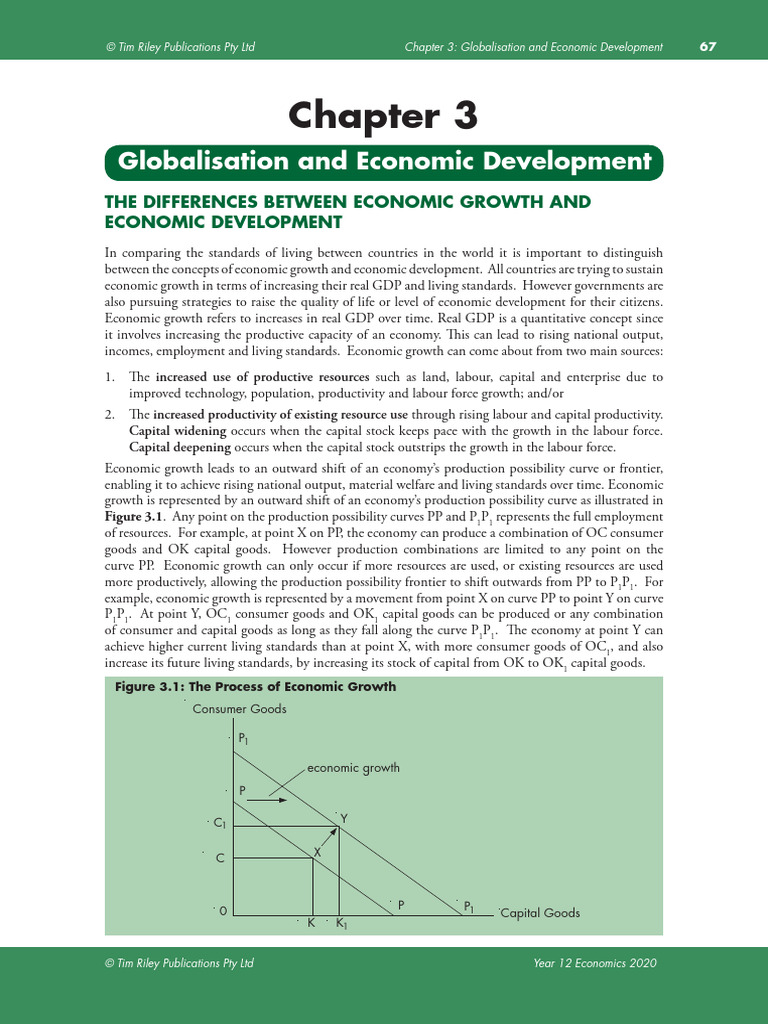 Economic Growth vs. Development Explained | PDF | Gross Domestic ...
