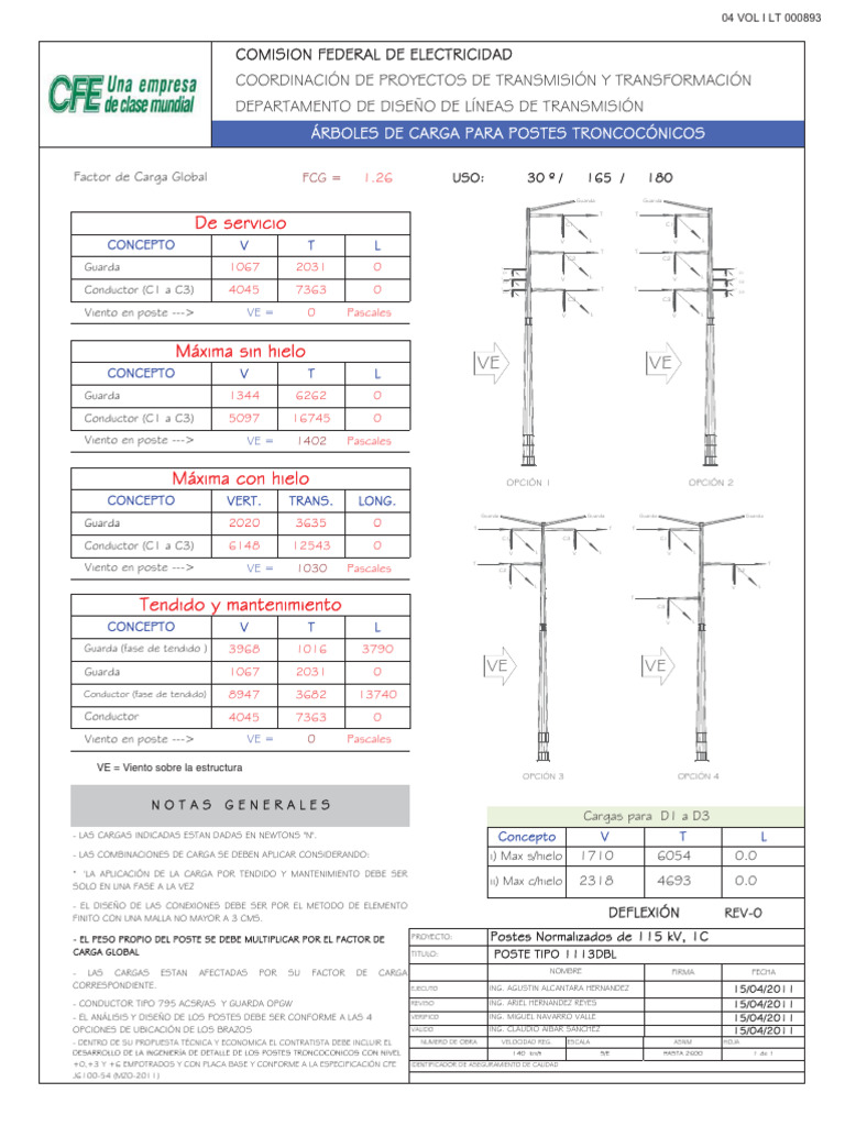 ARBOL DE CARGAS 1113DBL | PDF