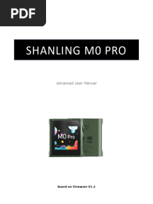 Shanling M0 Pro - Advanced User Manual