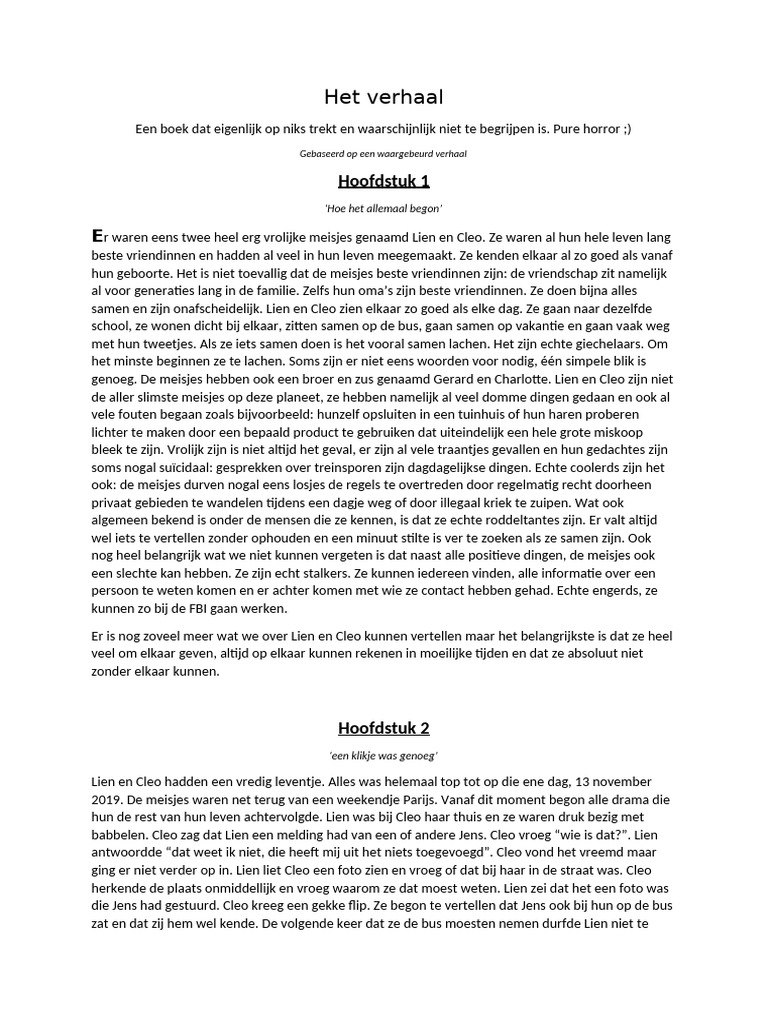 Het Verhaal! | PDF