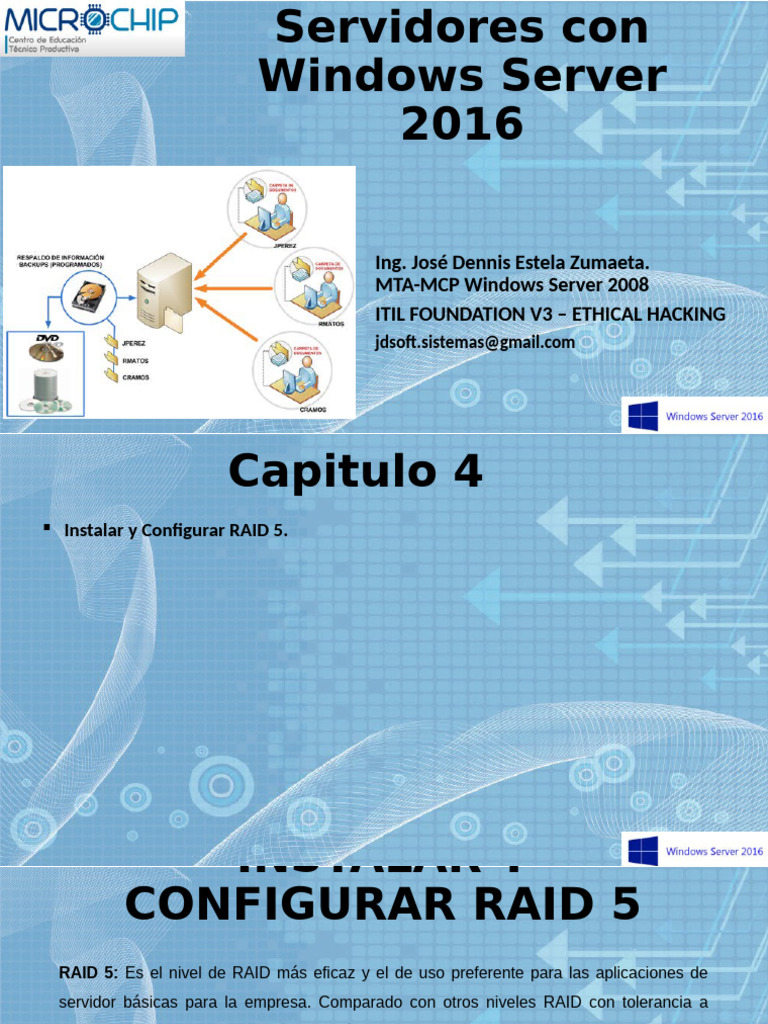 Clase - 04 - RAID 5 | PDF | Arquitectura de Computadores | Software del ...