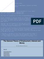the General Theory of Employment Interest and Money Great Minds Series