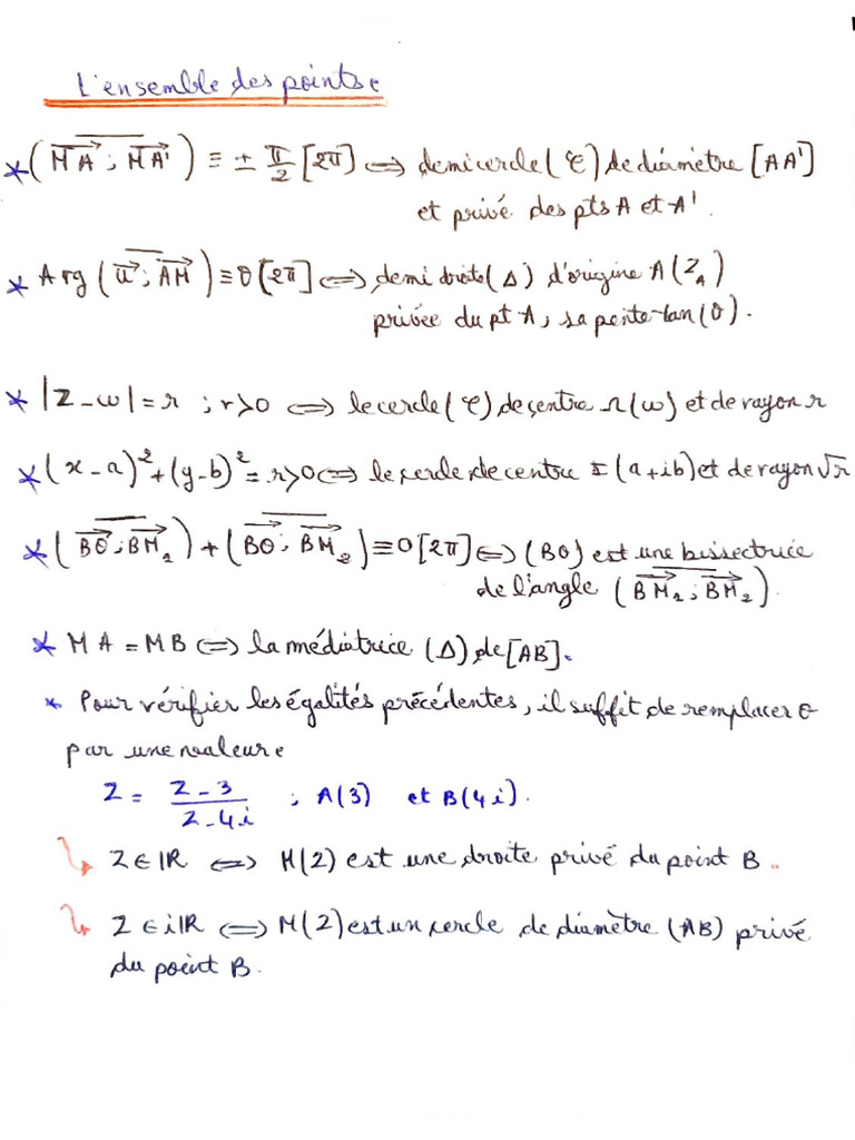 Ensemble de Points Complexes-1 | PDF
