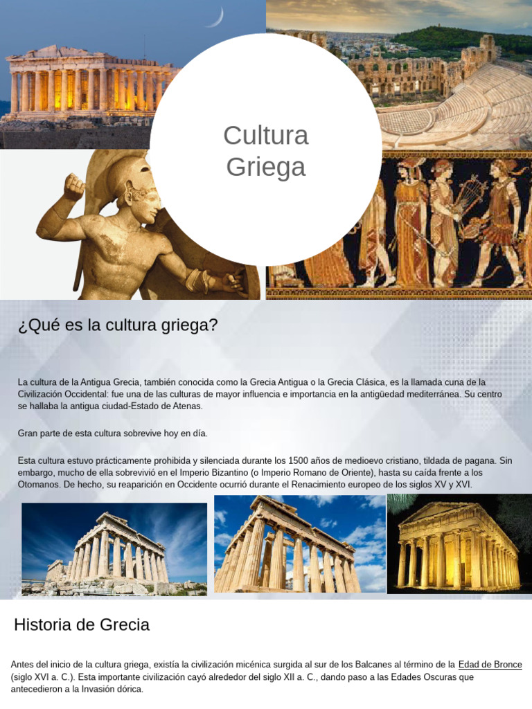 Historia y Cultura de la Grecia Antigua | PDF | Antigua Grecia ...
