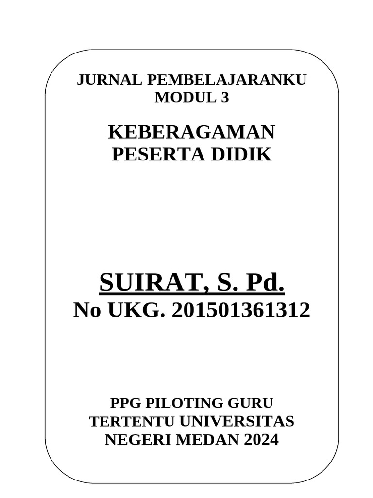 Jurnal Pembelajaran Keberagaman Siswa | PDF | Karier & Perkembangan