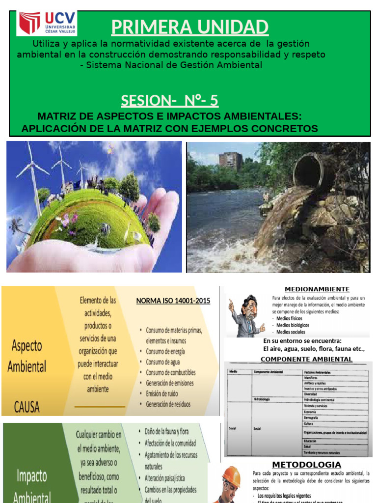 Tema Sesion #5 | PDF | Entorno natural | Evaluación de impacto ambiental