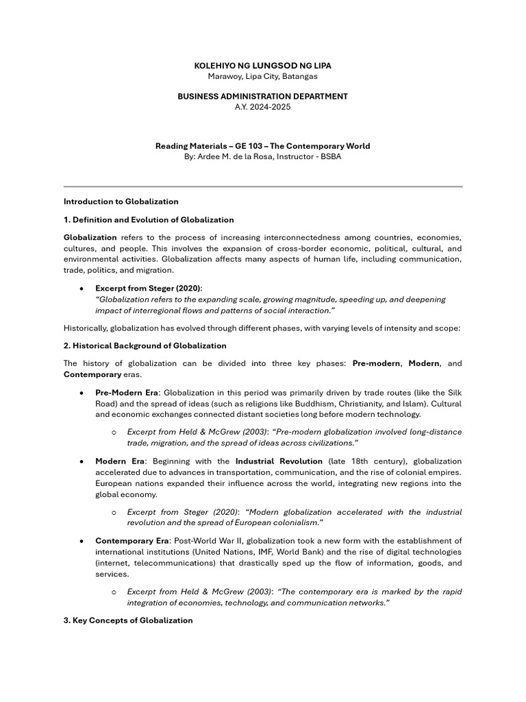 THE GLOBALIZATION READER 6TH EDITION PDF visual data 2