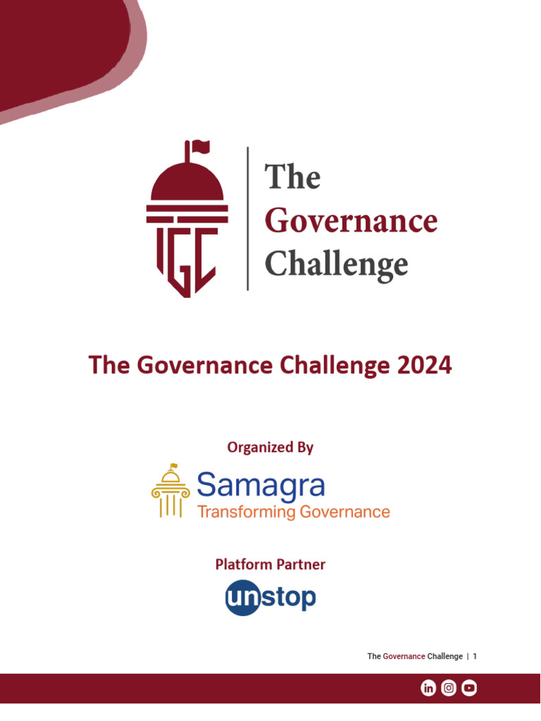 Governance Challenge 2024 Overview | PDF | Artificial Intelligence ...