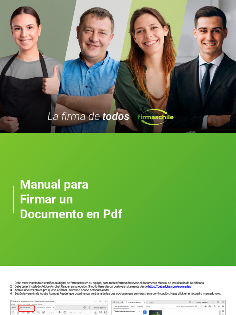 Manual para Firmar Un Documento en PDF | PDF | Negocios | Informática