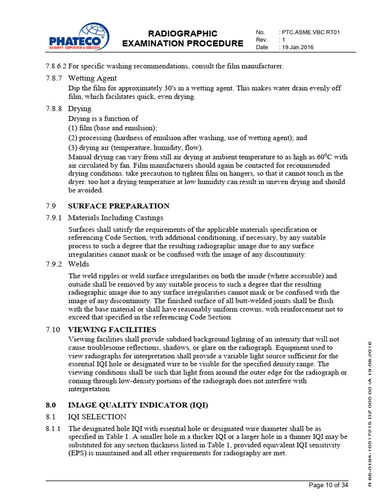 PTH Eqp 8040 DZ 0006 055 - 000 - 00 - 013 | PDF | Radiography