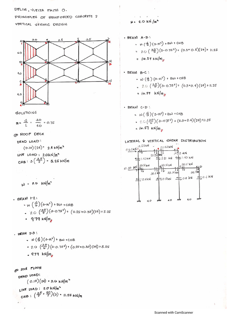 3b. Vertical Seismic Design Live Load | PDF