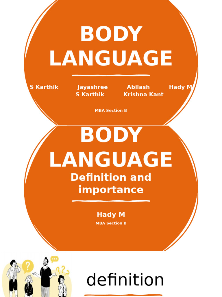 Understanding Body Language Basics | PDF