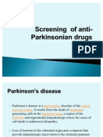 Screening of Anti-Parkinsonian Drugs