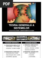 4 - TEORIA SISTEMELOR