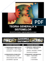 4 - Teoria Sistemelor