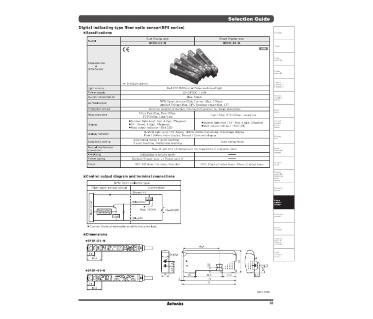 Autonics BF5 | PDF