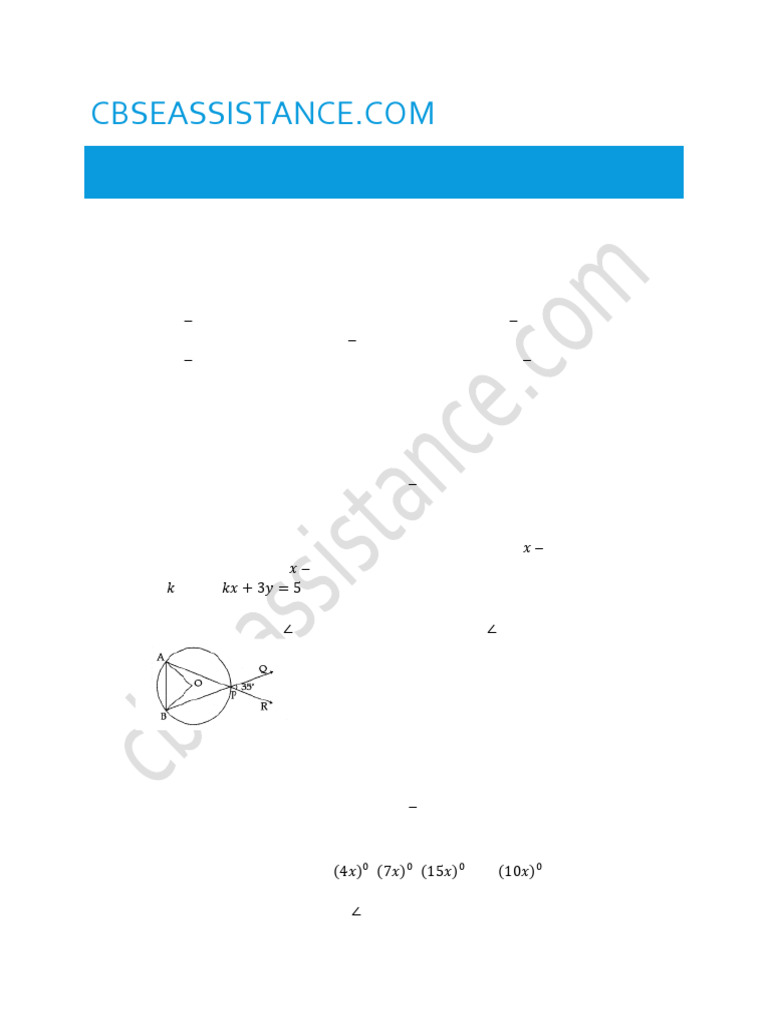 Sample paper 5 class 9 sa 2 maths pdf area euclidean geometry