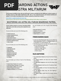 Boarding Actions - 10th Edition Astra Militarum