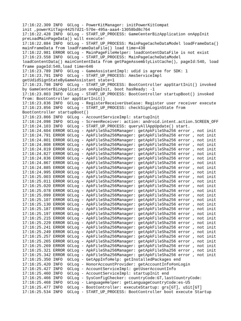 GameCenter Startup Log Analysis | PDF | Web Development | Internet ...