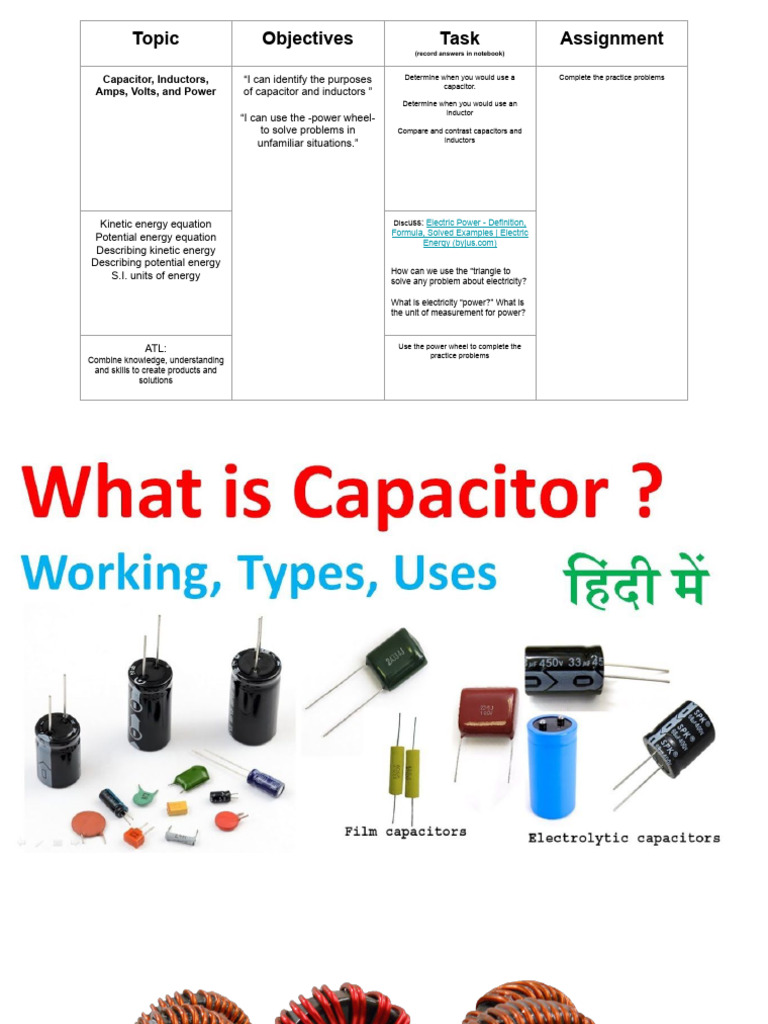 Electricity Terminology 2 | PDF | Electricity | Capacitor