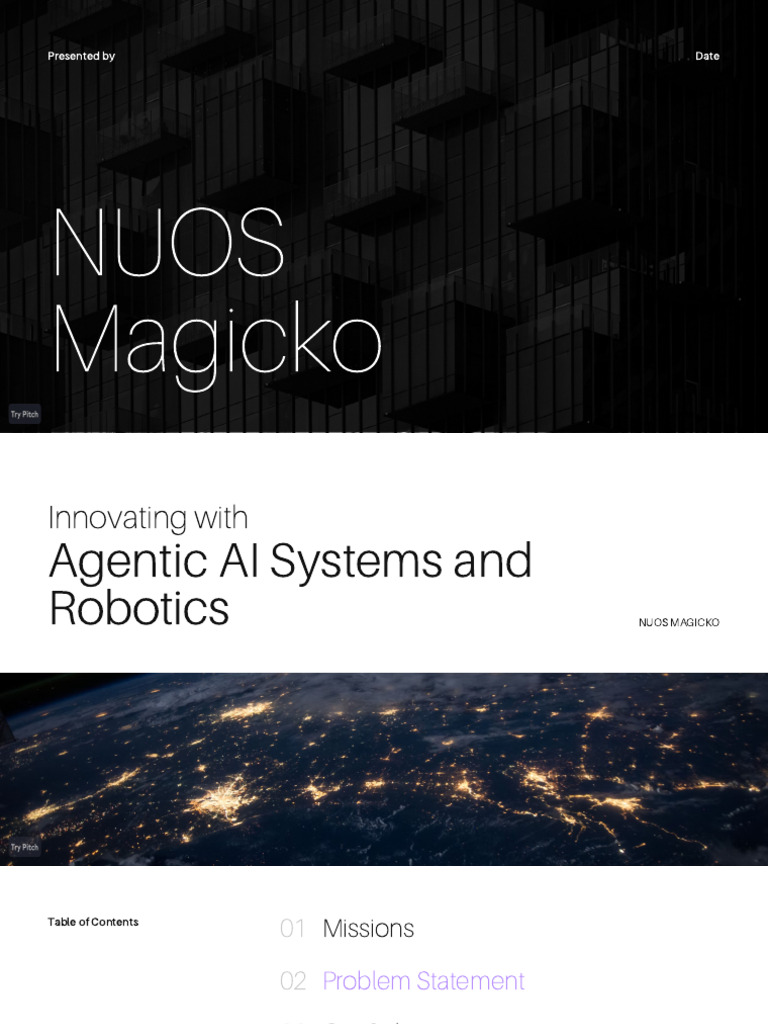 Innovating Agentic AI and Robotics Solutions | PDF | Artificial ...