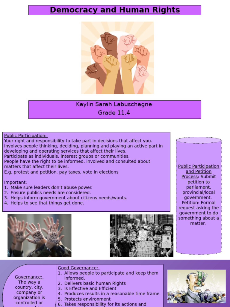 Democracy and Human Rights | PDF | Elections | Governance