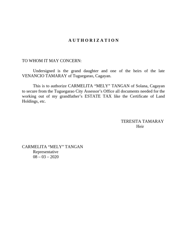 Authorization | PDF