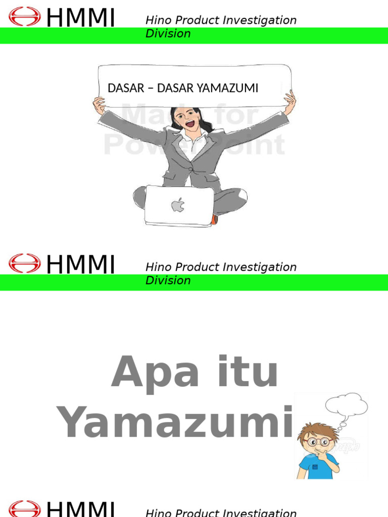 Dasar-Dasar Yamazumi dan Baratsuki | PDF