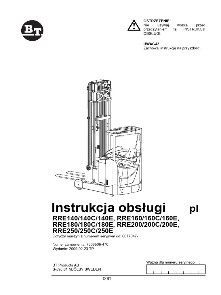 RRE140-250 Instrukcja | PDF