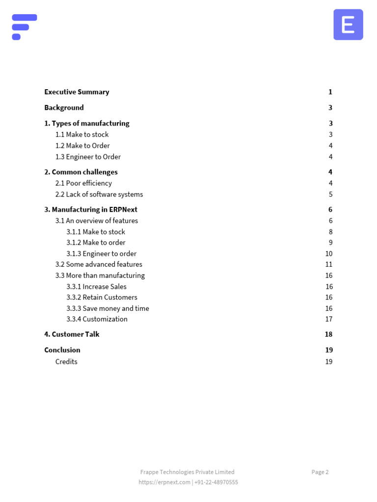ERPNext Manufacturing Overview Guide | PDF