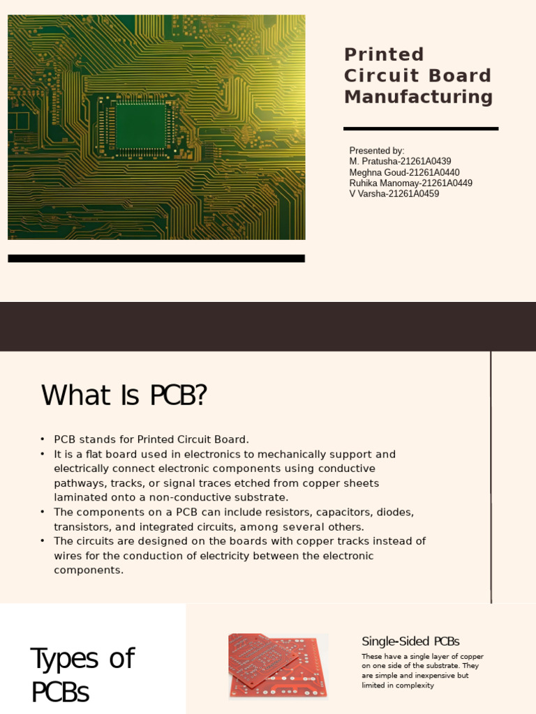 PCB Manufacturing Process Overview | PDF | Printed Circuit Board ...