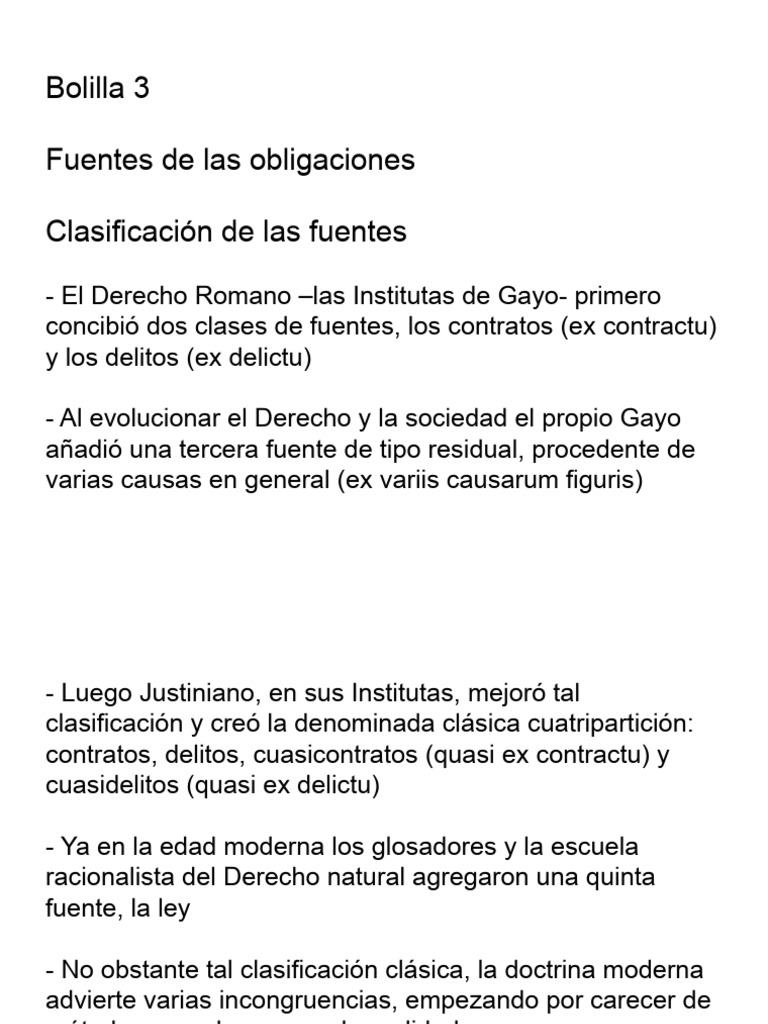Fuentes de las Obligaciones en Derecho | PDF | Pagos | Justicia