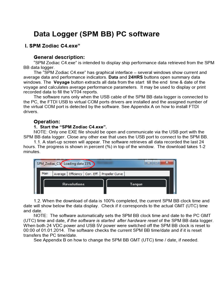 SPM Zodiac C4 Data Logger Software Guide | PDF | Comma Separated Values ...