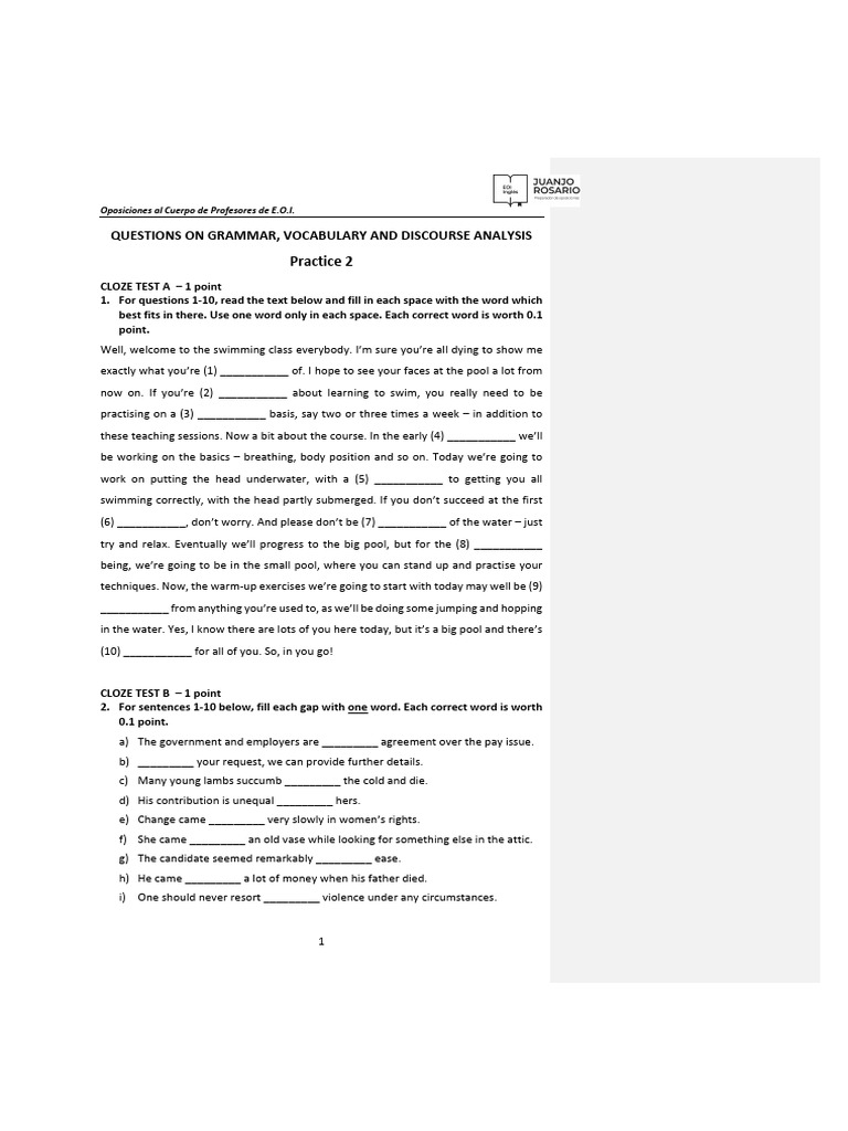 What Is Cpe English Test