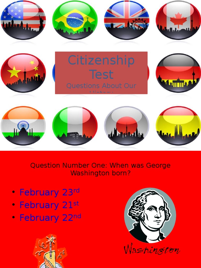 Citizenship Test PDF