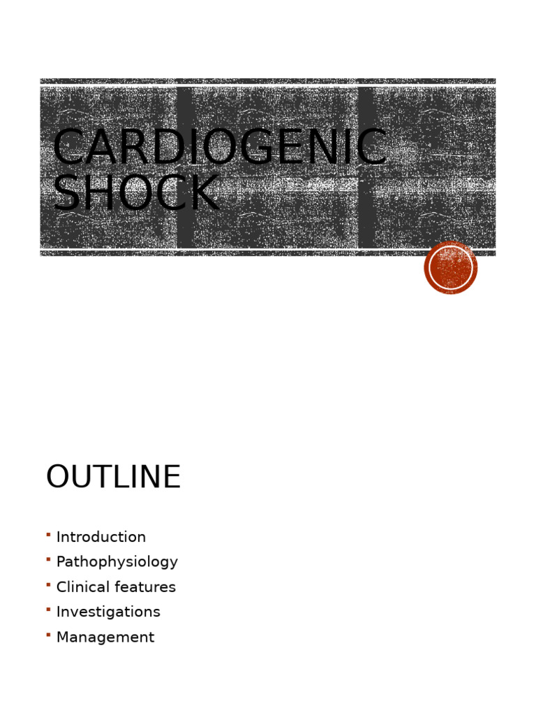 Understanding Cardiogenic Shock Management | PDF | Myocardial ...