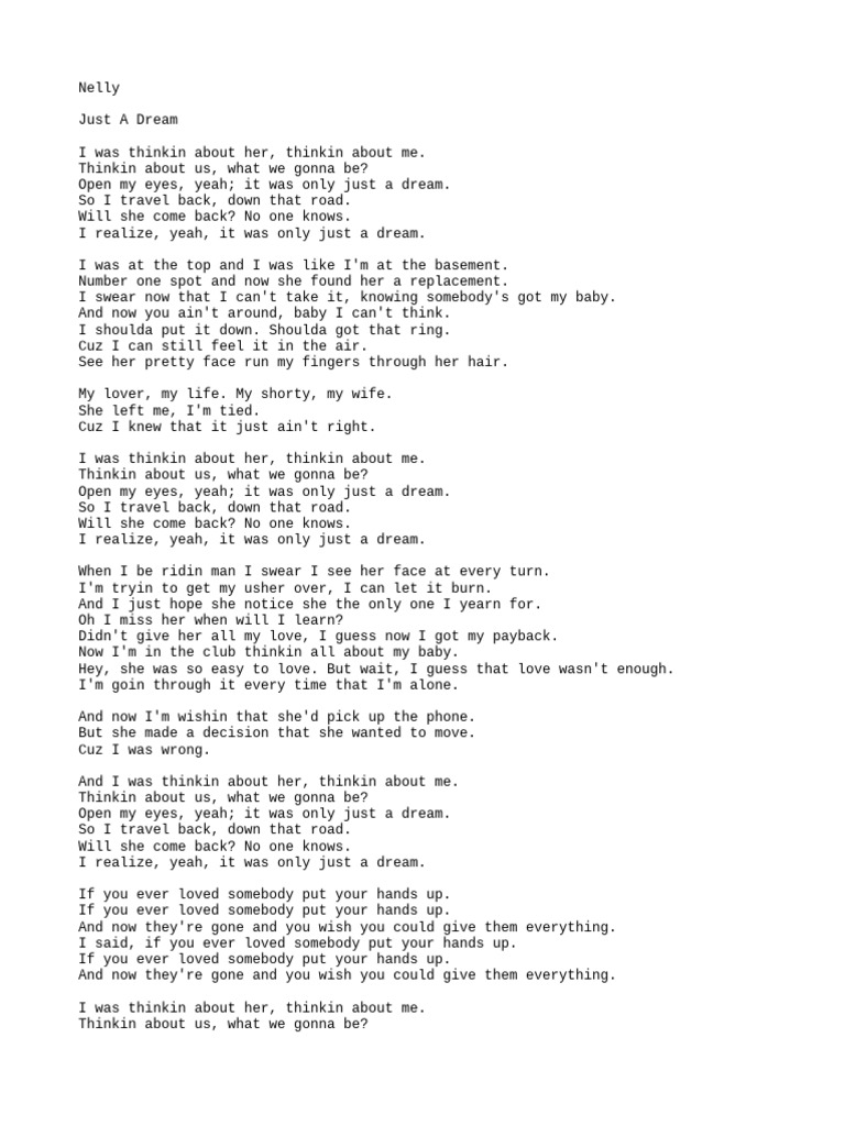 NellyJust A Dream PDF