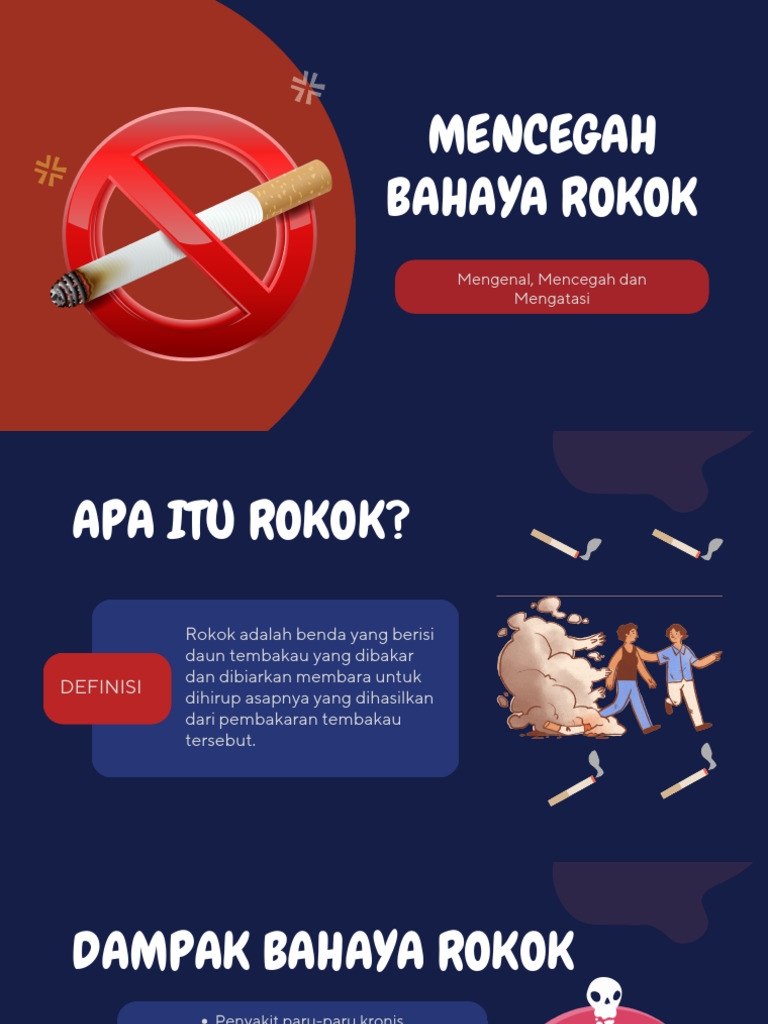 Bahaya Rokok dan Cara Mencegahnya | PDF | Gaya Hidup
