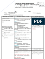 Sample 1 Lesson Plans (SK) Year 1 - My Friend, Bib