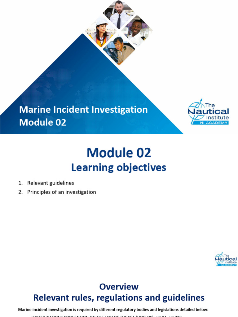 Marine Incident Investigation Guidelines | PDF | Territorial Waters