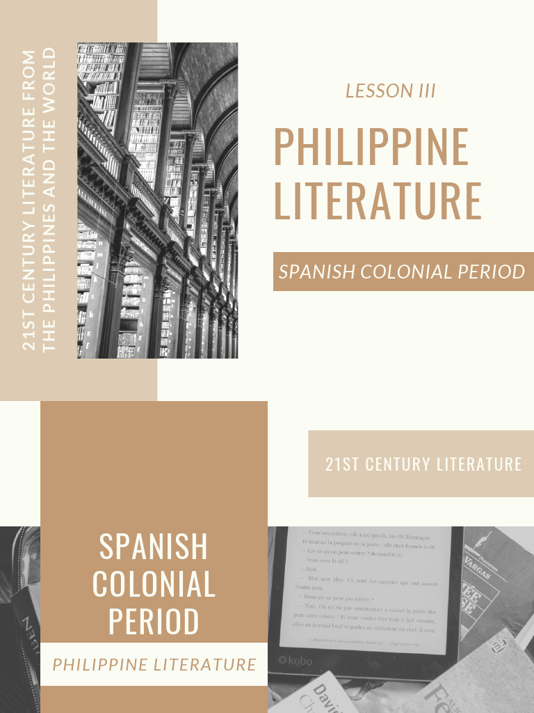 Philippine Literature Spanish Colonial Period Pdf Philippines