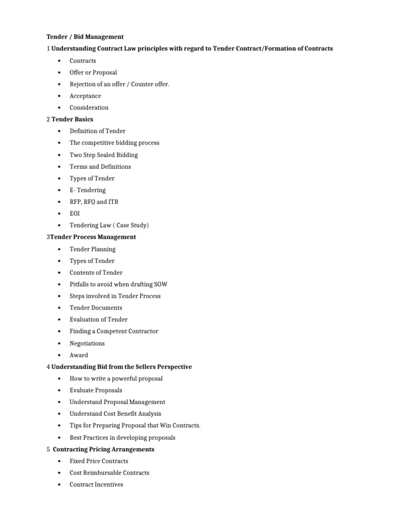 Tender note pdf request for proposal private law