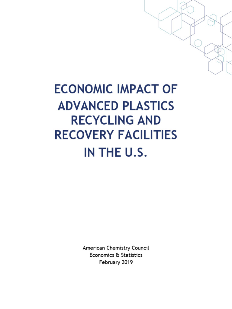 Economic Impact of U.S. Plastic Recycling | PDF | Recycling | Plastic