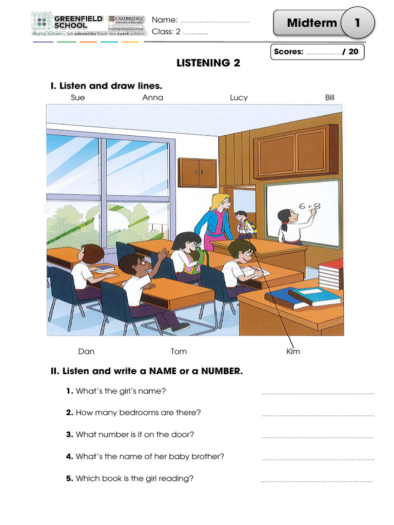 Listening 2 | PDF | Language Arts & Discipline | Home & Garden