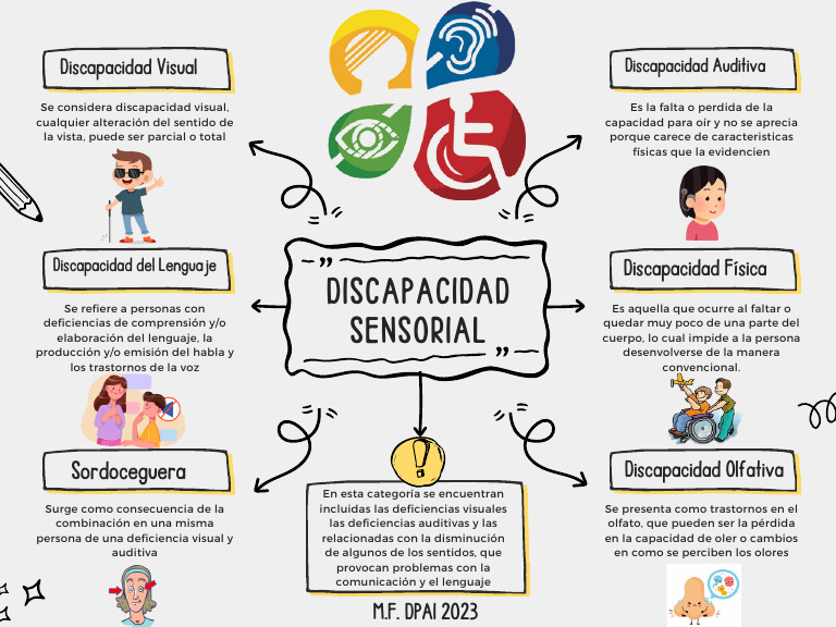 Tipos de Discapacidad Sensorial | PDF