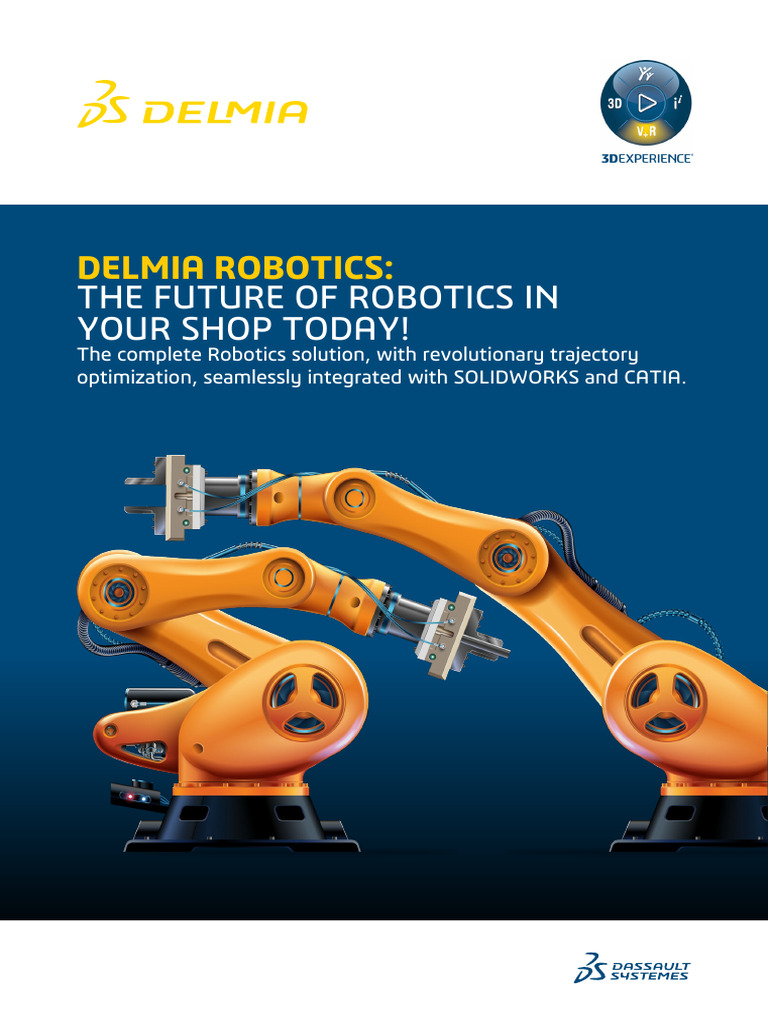 DELMIA Robotics: Transforming Manufacturing | PDF | Simulation | Robotics