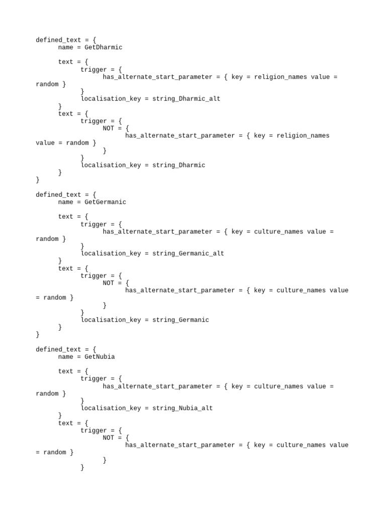 Alternate Start Parameters Overview | PDF