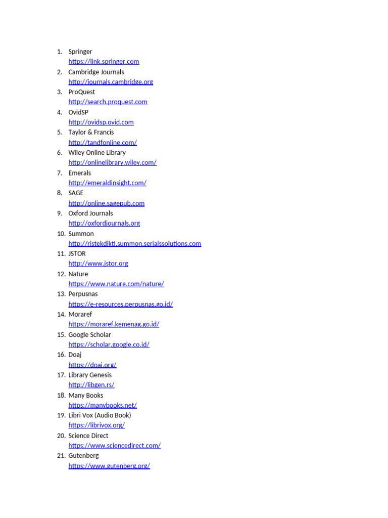 Link Referensi Jurnal Buku Pdf